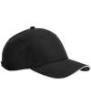 BB195R B195R Beechfield Team Sports-Tech Cap Black / White colour image